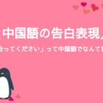 付き合って下さい 中国語で告白するときの表現と告白の断り方 中国の告白文化について解説 月と太陽のマンダリン